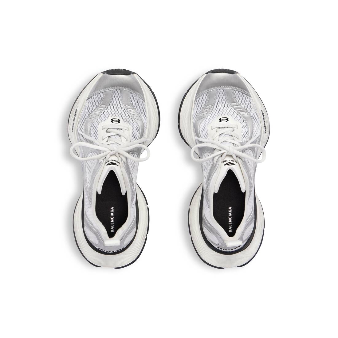 Women’s Circuit Sneaker  in White/silver - Image 6